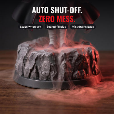 Auto shut-off, zero mess